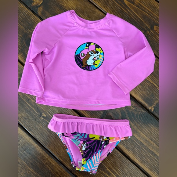 NWOT Buc-ee’s Toddler Girl Bathing Suit - Picture 1 of 2
